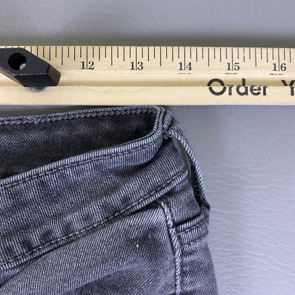 Old Navy Rockstar Jeans Size 10 Super Skinny Extra High-Rise Gray 360 Stretch - Picture 5 of 11
